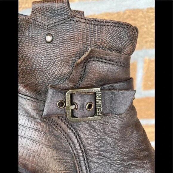 Felmini leather ankle boots 41/9.5 - Picture 6 of 16